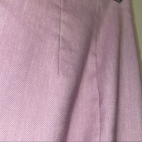 NWOT EXPRESS High Waisted Linen-Blend Pencil Skirt - Picture 5 of 6